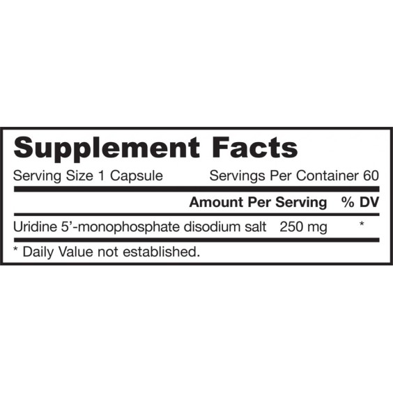 Jarrow Formulas Uridine (Уридин) 60 капс. / 250 мг. на изгодни цени Jarrow Formulas Uridine (Уридин) 60 капс. / 250 мг. на супер цена Хранителни добавки за черен дроб